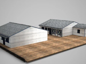 modern architectural hotels 3D Model