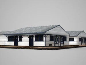 modern architectural hotels 3D Model