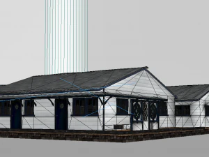 modern architectural hotels 3D Model