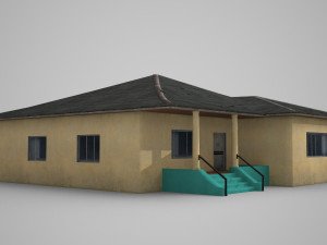 modern building small bungalow dwelling 3Dモデル