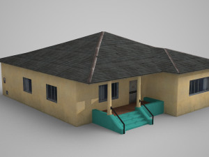modern building small bungalow dwelling 3Dモデル
