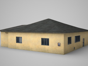 modern building small bungalow dwelling 3Dモデル