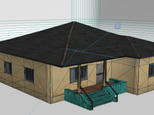 modern building small bungalow dwelling 3Dモデル