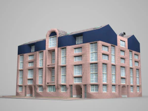 bangunan modern Model 3D