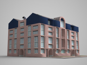 modern building 3D मॉडल