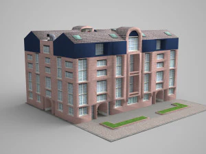 modern building 3D Model
