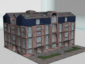 modern building 3D मॉडल