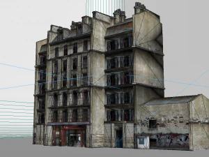 old building of modern architecture 3D Model