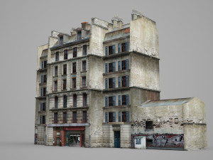 old building of modern architecture 3D Model