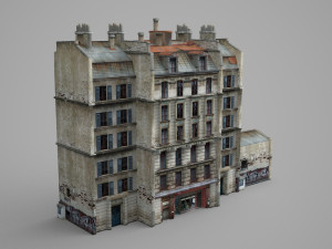 old building of modern architecture 3D Model