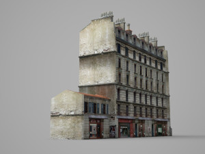 old building of modern architecture 3D Model