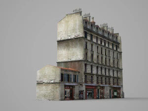 old building of modern architecture 3D Model