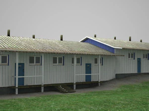 hotel arsitektur modern Model 3D