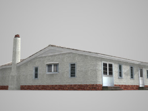 modern architecture cottage Model 3D