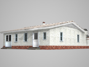 modern architecture cottage Model 3D