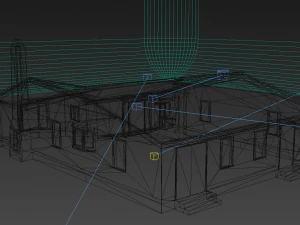 modern architecture cottage 3D Model