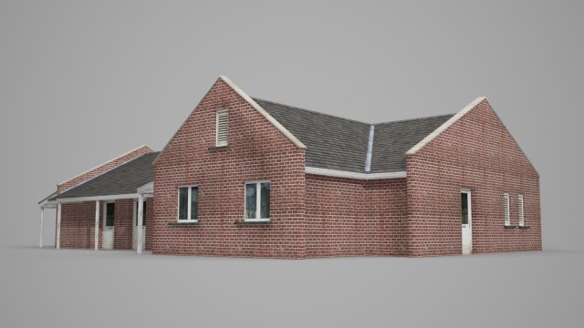 modern and old-fashioned villas 3Dモデル .c4d .max .obj .3ds .fbx .stl .blend 