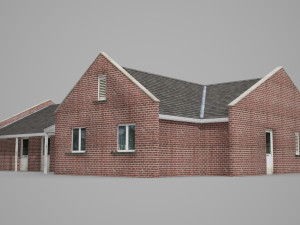 modern and old-fashioned villas 3Dモデル