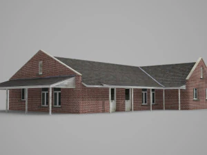 modern and old-fashioned villas 3D Model