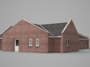 modern and old-fashioned villas 3Dモデル