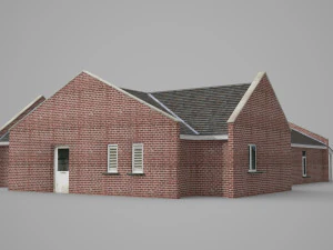 modern and old-fashioned villas 3D Model