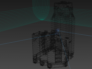 low-face building of modern architecture Model 3D
