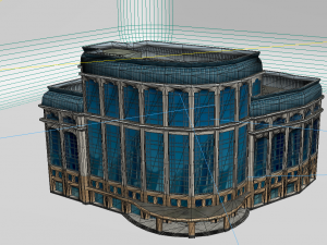 models of modern hotel buildings 3D 모델