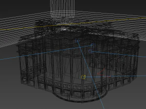 models of modern hotel buildings 3D Model