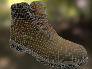casual boots 3D Model