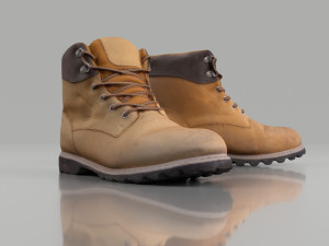 casual boots 3D Model