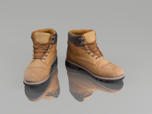 casual boots 3D Model