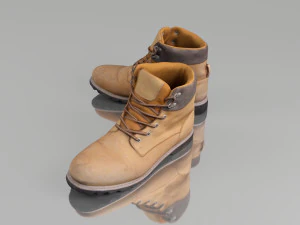 casual boots 3D Model