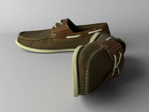 leather shoes 3D Model