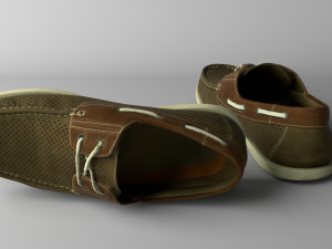 leather shoes 3D Model