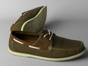 leather shoes 3D Model