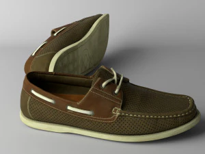leather shoes 3D Model