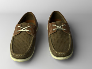 leather shoes 3D Model