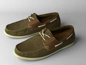 leather shoes 3D Model