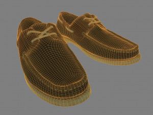 leather shoes 3D Model