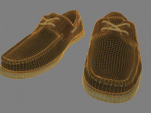 leather shoes 3D Model