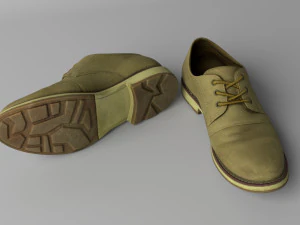 leather shoes 3D Model