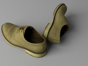 leather shoes 3D Модель
