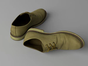leather shoes 3D Model