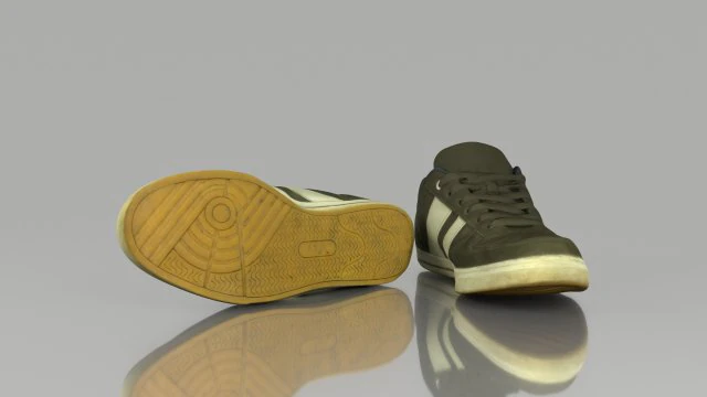 skater shoes 3D Model .c4d .max .obj .3ds .fbx .stl .blend 