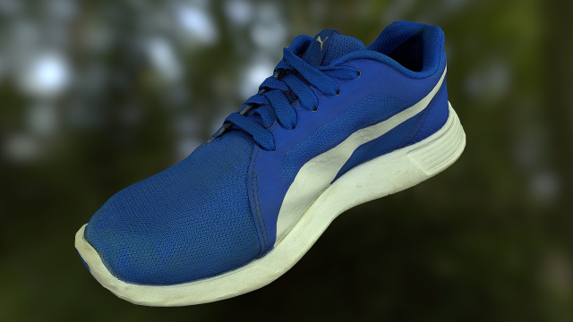 sneaker 3D Модель .c4d .max .obj .3ds .fbx .stl .blend 