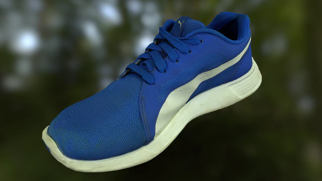 sneaker 3D Model .c4d .max .obj .3ds .fbx .stl .blend
