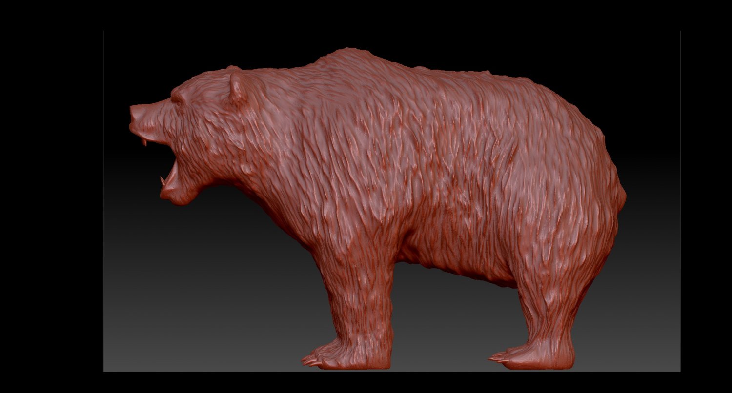 Модель bear. Bear 3d.