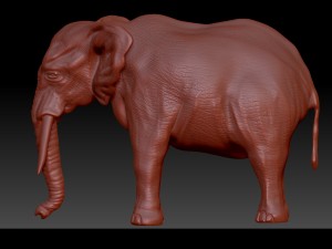 elephant 3D-Druckmodell