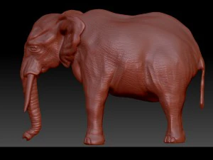 elephant 3D Print Model