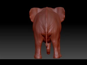 elephant 3D Print Model